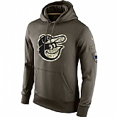 Baltimore Orioles Nike Olive Salute To Service KO Performance Hoodie,baseball caps,new era cap wholesale,wholesale hats